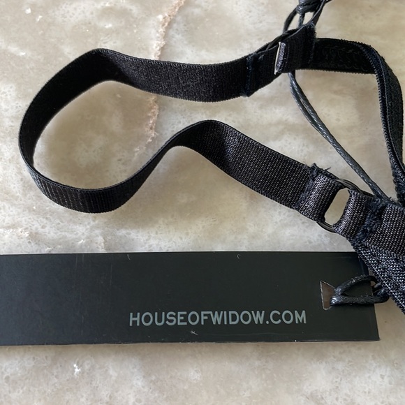 Dolls Kill Intimates & Sleepwear Nwt Black Cage Mesh Silky Cut Out